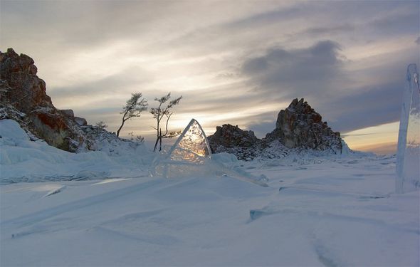 Фото: Байкал зимой